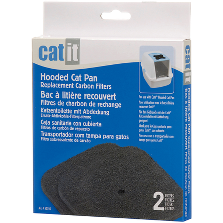 Catit - Kullfilter til CatPan Black 2-pakning - Katt - Helse og pels - Hygiene - Poter og klør - Kattespader - Dyrekassen.no