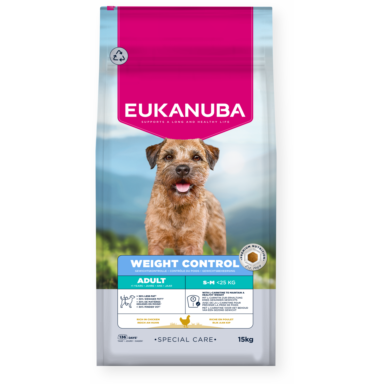Dog Adult Weight Control Small/Medium 15 kg (voksen)
