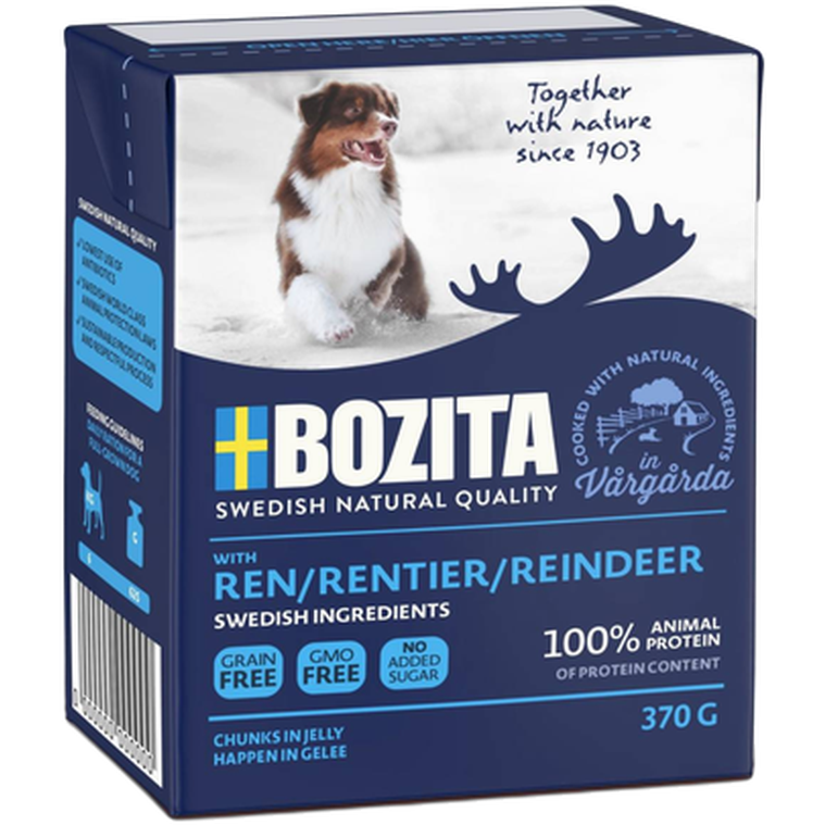 Bozita Hund Naturals Reindeer Jelly 370 g