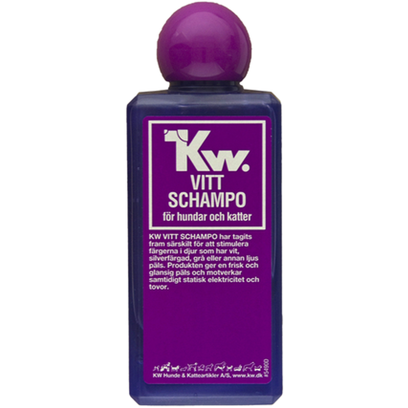 KW - Sjampo for lyse pelsverk 200 ml - Hund - Hundepleie - Shampoo og balsam - Dyrekassen.no