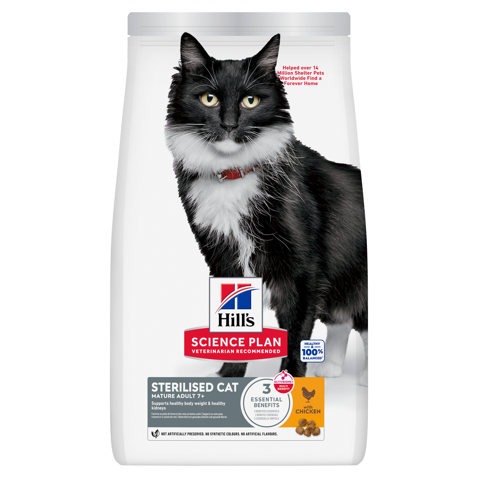 Hills Science Plan Feline Mature Sterilised Chicken 7kg