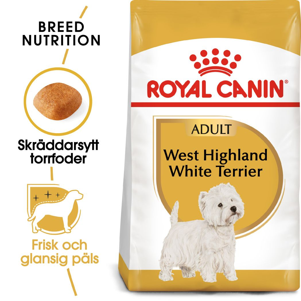 Royal Canin - Breed West Highland Terrier Adult tørrfôr til hund 3 kg - Hund - Hundefôr - Dyrekassen.no
