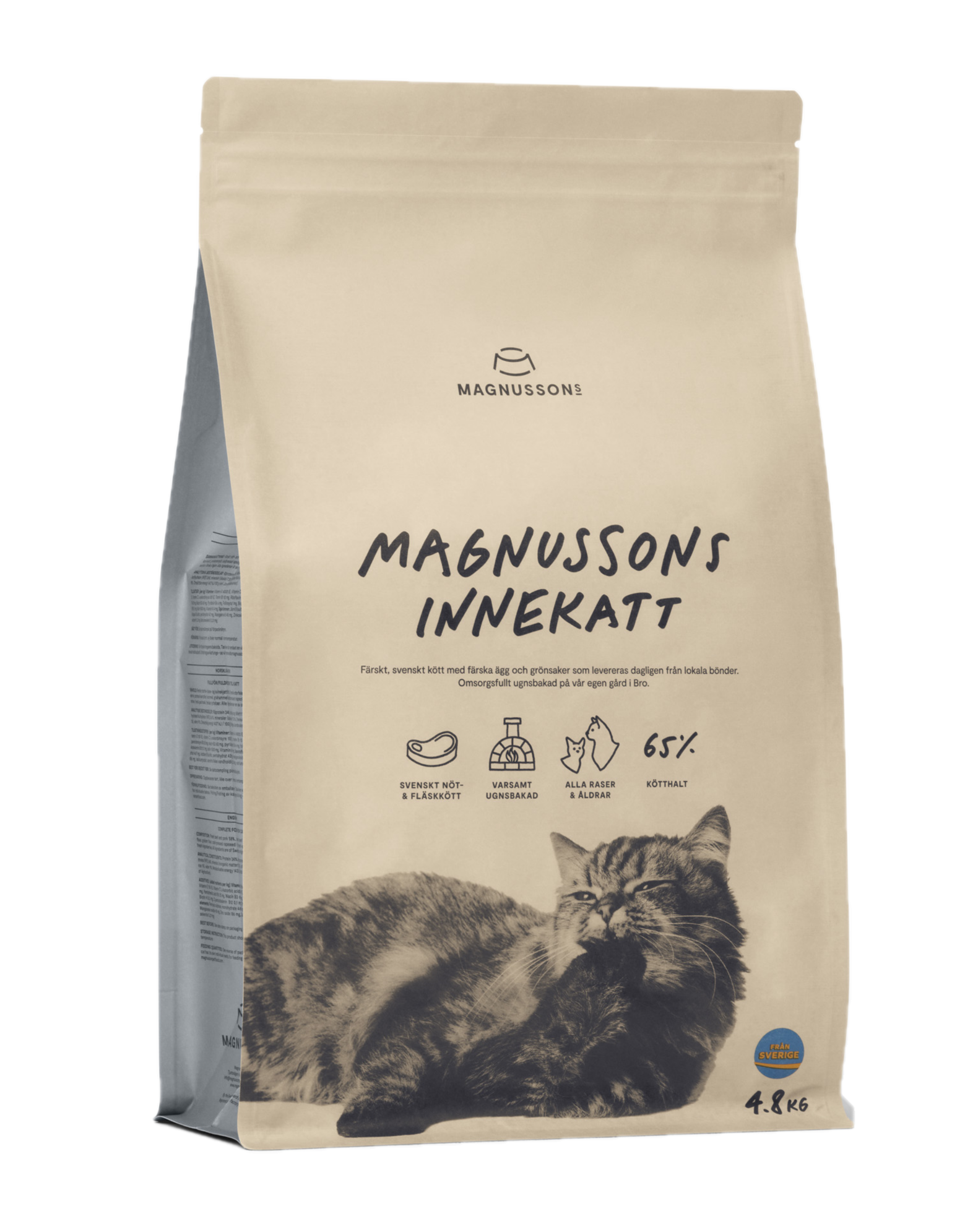 Magnussons - Huskatt - 4,8 kg - Katt - Helse og pels - Kosttilskudd - Tørrfôr - Dyrekassen.no
