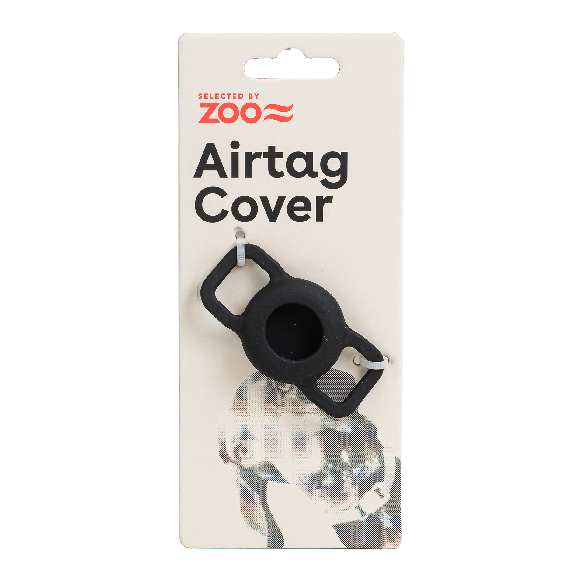 Selected by ZOO - Airtag-skall, 15 mm, svart - Hund - Hundebur - Hundehalsbånd - Dyrekassen.no