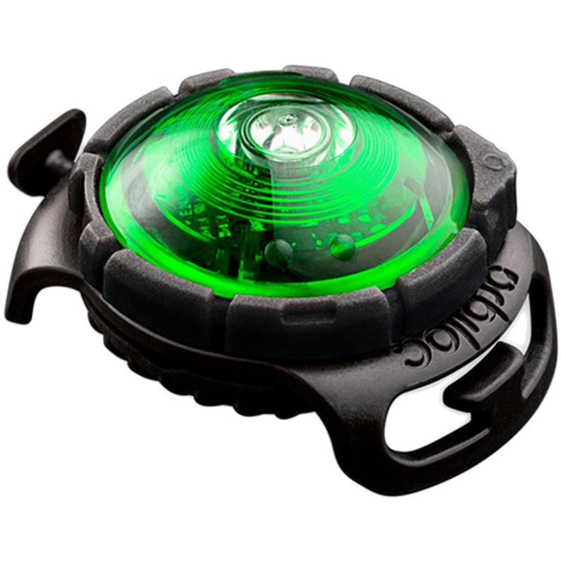 Safety Light Dog Dual LED - With Quick Mount & Adjustable Strap Green 5 km