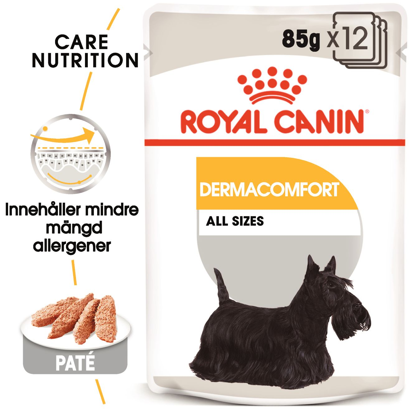 Royal Canin - Dermacomfort Våt Våtfôr for hunder 85 g x 12 stk - Hund - Våtfôr - Dyrekassen.no