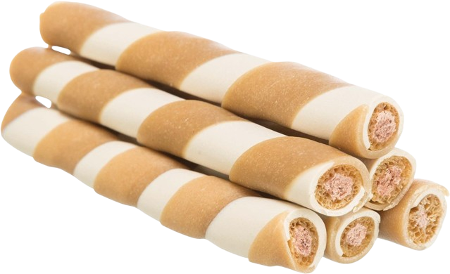 Trixie - Tyggerull med kyllingfyll, bulk, 10 cm, 17 g - Hund - Hundegodteri - Dyrekassen.no
