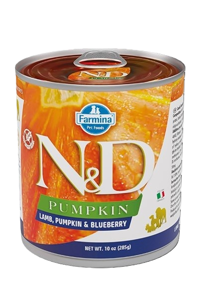 Farmina - N&D Pumpkin Lamb & Blueberry Våtfôr Til Hund 285 g - Hund - Våtfôr - Dyrekassen.no