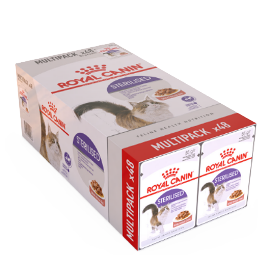 Royal Canin Feline Sterilised Gravy Multipack x 48