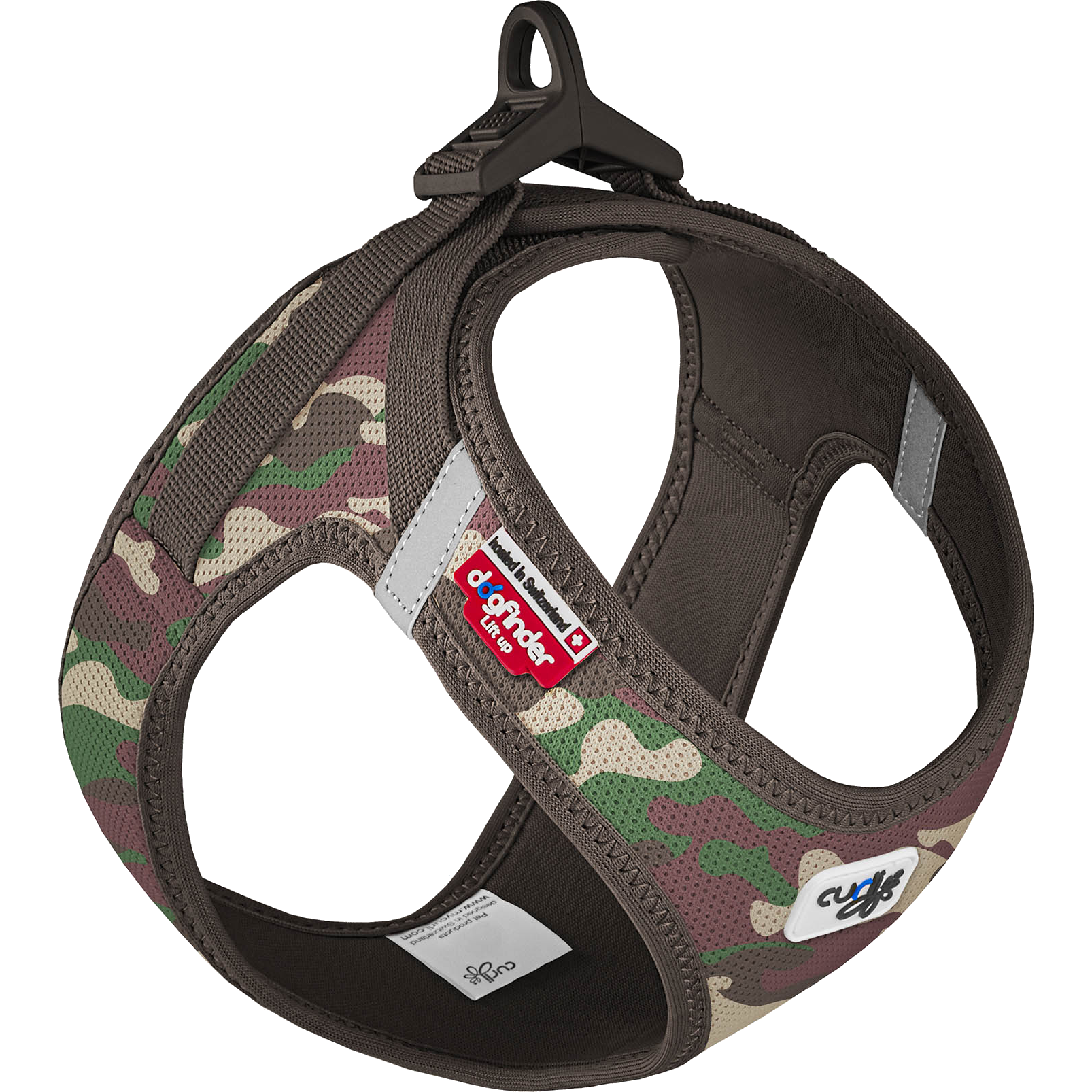 Curli - Vest Harness Clasp Air-Mesh - Step in Camo L - Hund - Hundebur - Hundeseler - Dyrekassen.no