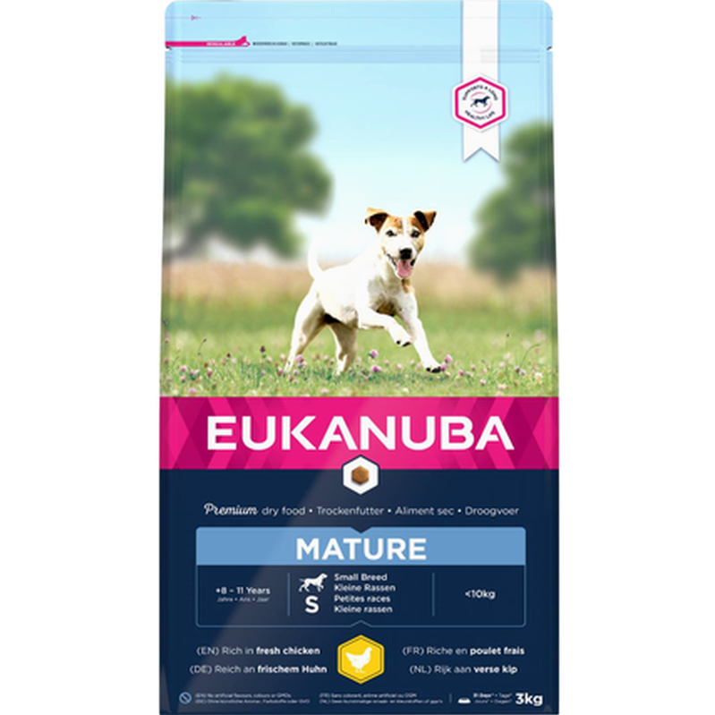 Eukanuba - Hund Mature Small 3 kg - Hund - Tørrfôr - Dyrekassen.no