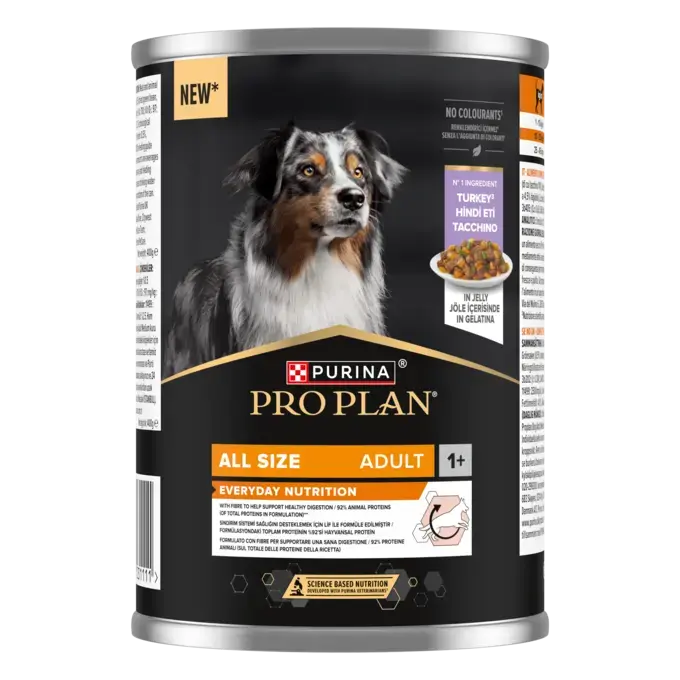 Purina Pro Plan All Size Adult Kalkon I Gelé Våtfoder Hund 400g