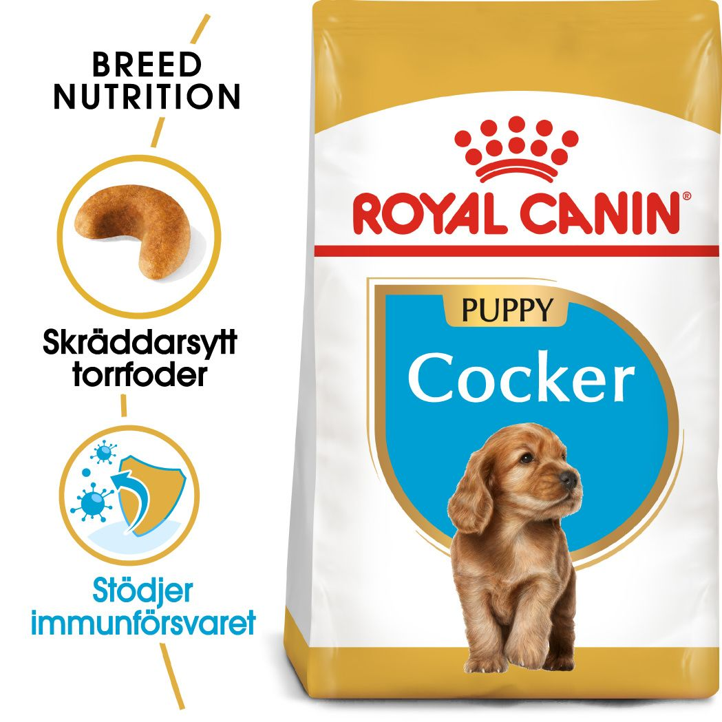 Royal Canin - Cocker Spaniel Puppy tørrfôr for valper 3 kg - Hund - Tørrfôr - Dyrekassen.no