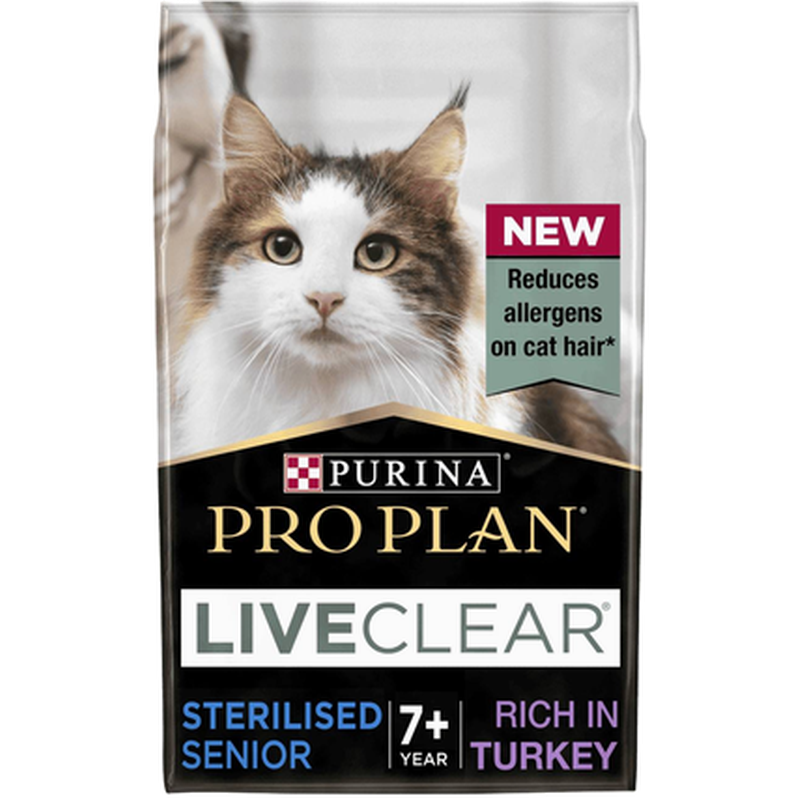 Katt Liveclear Sterilised Senior 7+ Kalkun 1,4 kg