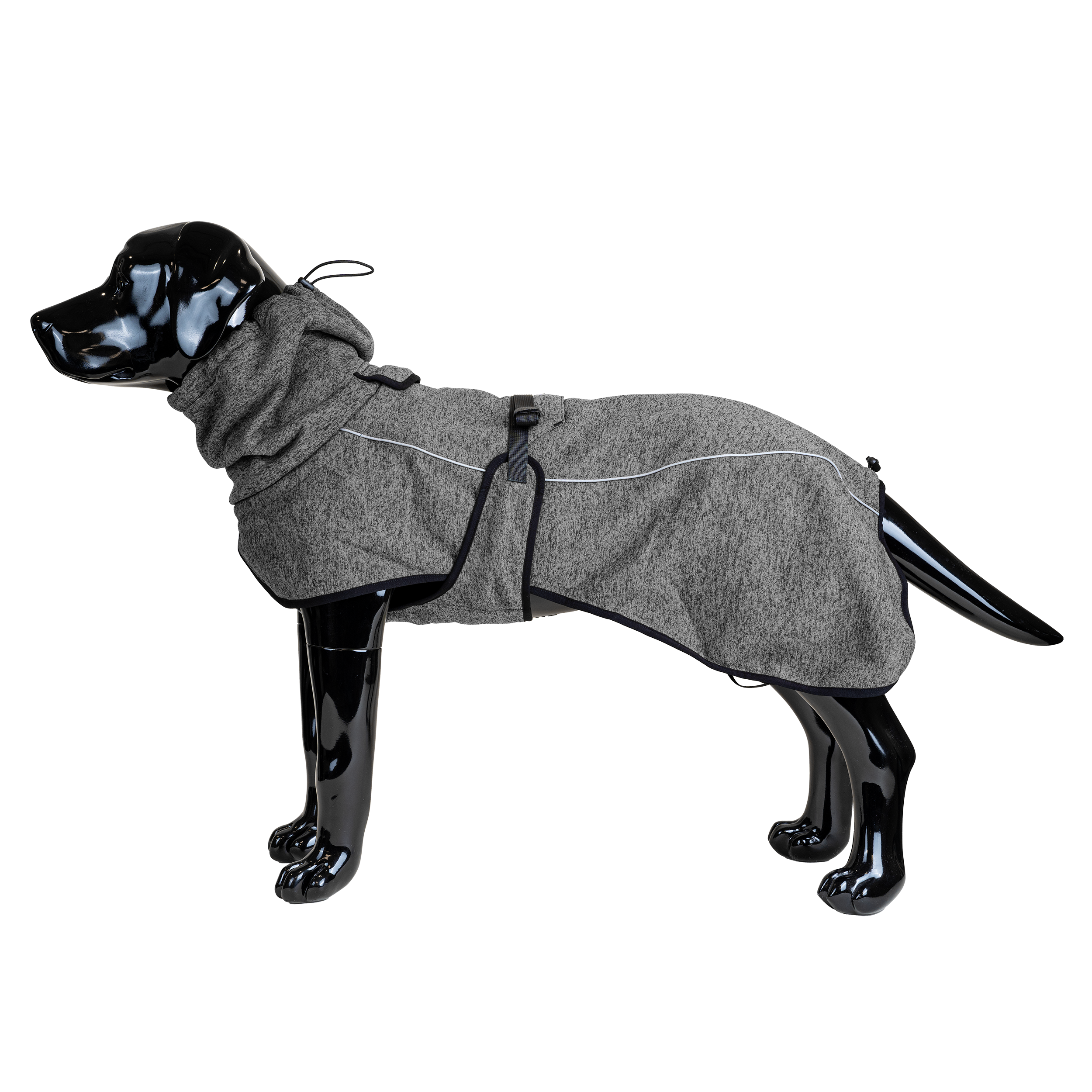 Fleeceteppe Cushy, XXS, 25cm, Grå