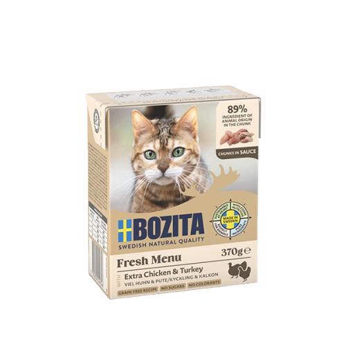 Kylling og kalkun i saus 370g