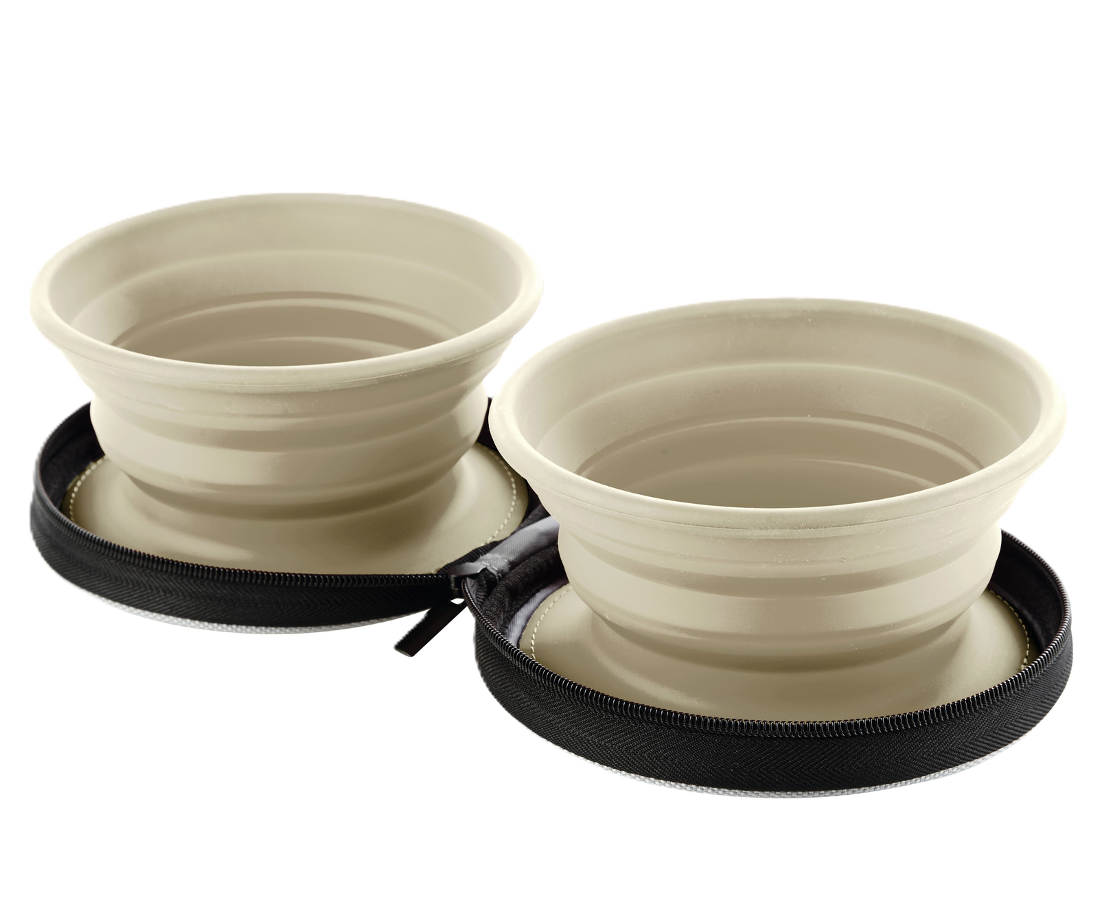 Hunter Bowl Travel With bag List Silicone Tan 750 ml