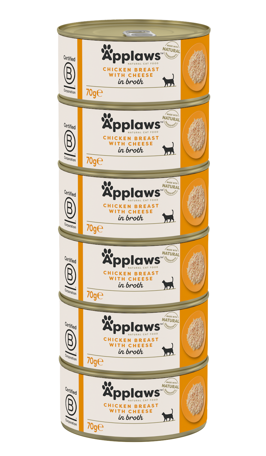 Applaws Cat Tins Kyllingbryst og ost