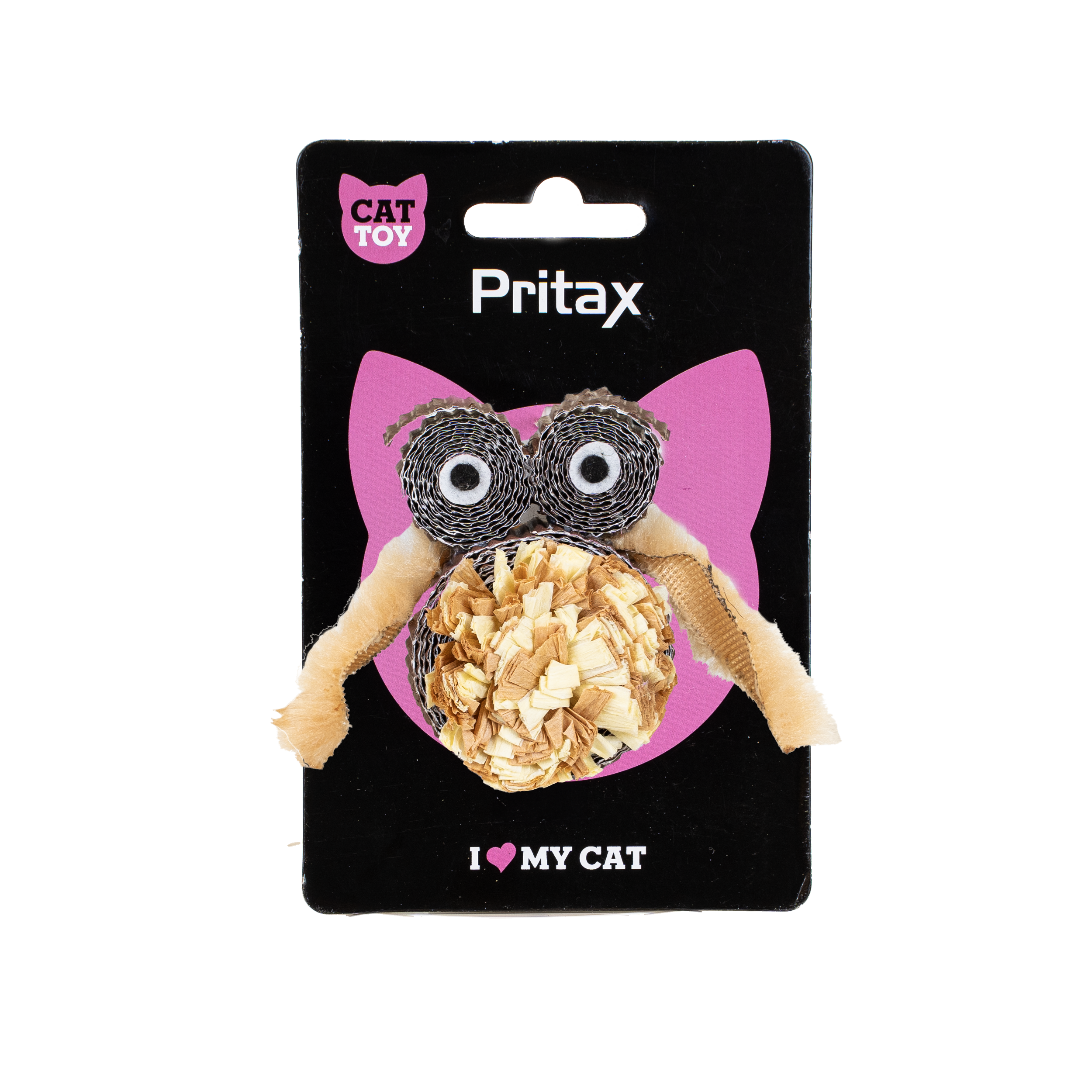 Pritax - Katteleke Natural Maggan, 7x9x1,5cm, Brun - Katt - Helse og pels - Hygiene - Katteleker - Dyrekassen.no