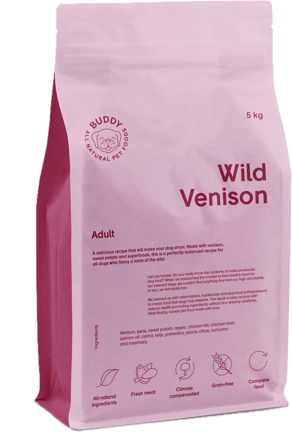 Buddy Pet Foods Vilt fra hjort