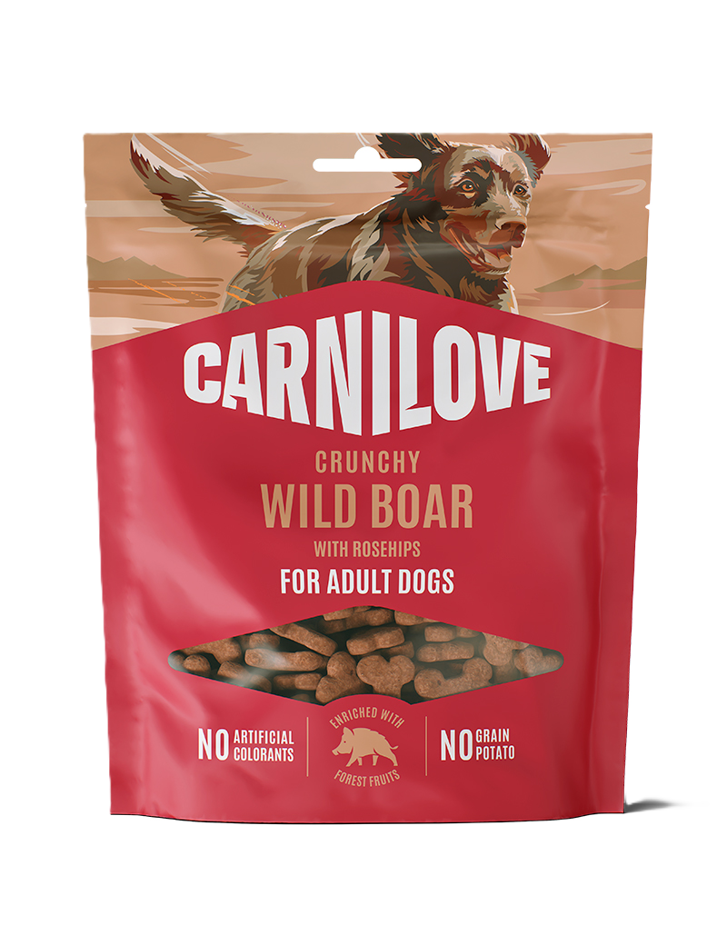 Carnilove Dog Crunchy Snack Wild Boar with Rosehips 200g