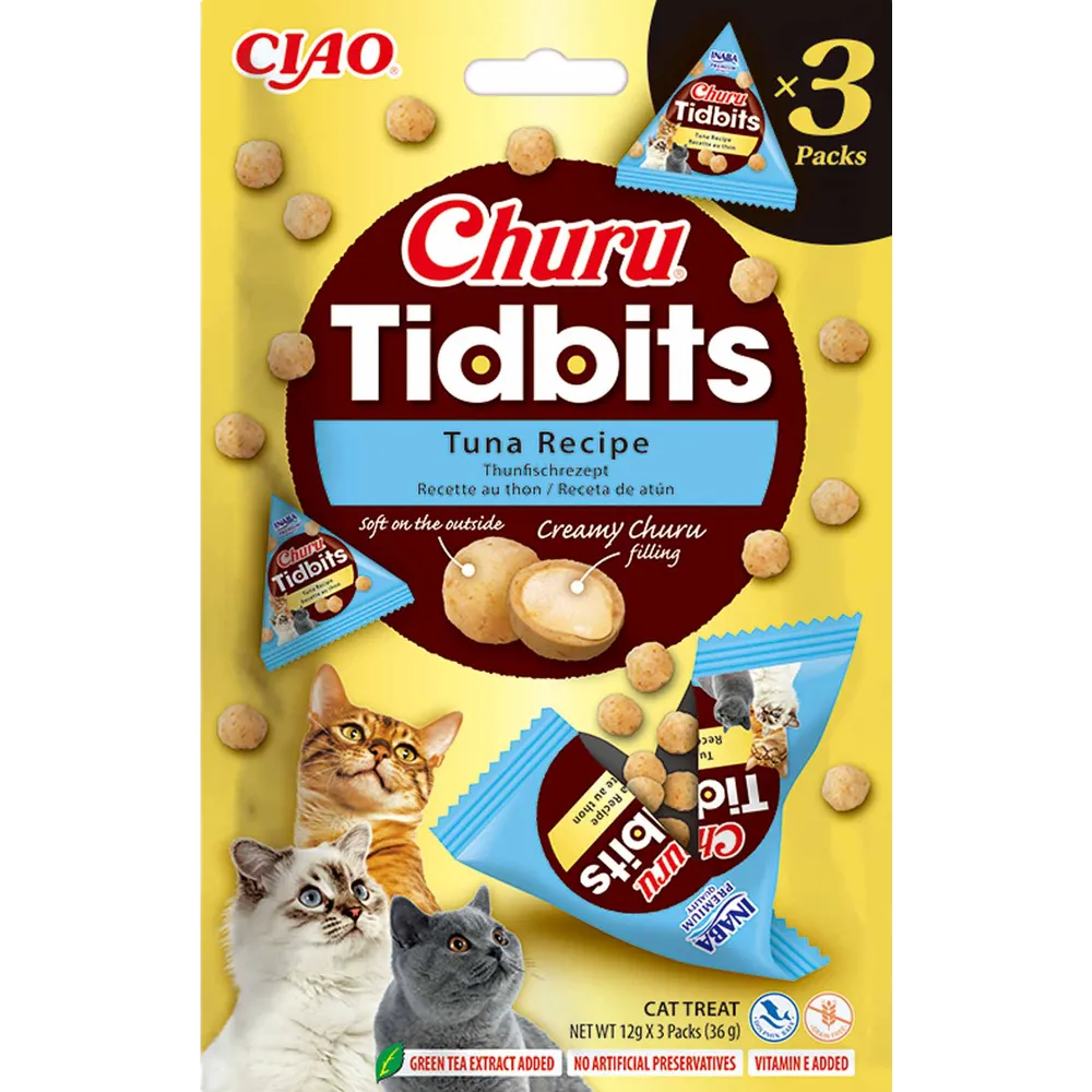 Churu Cat Tidbits Tuna 12 g x 3-pack