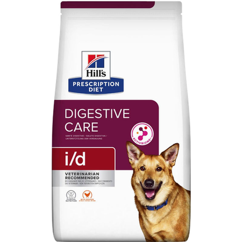 Hill's Prescription Diet Dog - i/d Digestive Care Chicken 12kg - Katt - Helse og pels - Kosttilskudd - Veterinærfôr - Dyrekassen.no