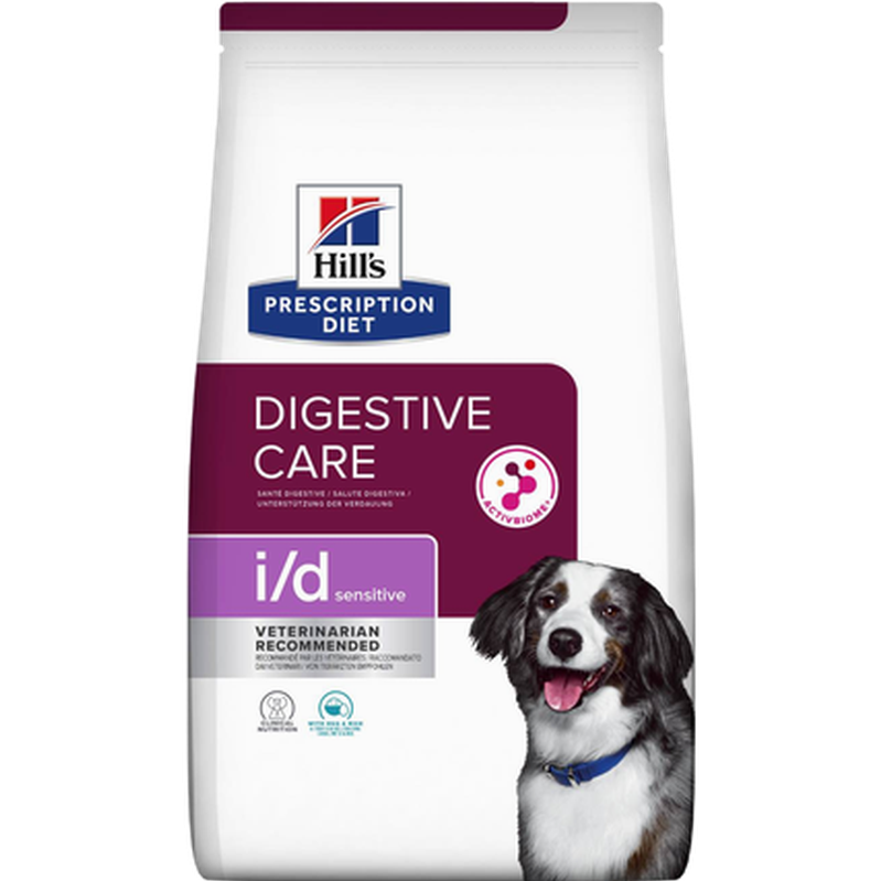 Hill's Prescription Diet Dog - Hills Prescription Diet Canine i/d Digestive Care Sensitive Egg & Rice - Dry Dog Food 1,5 kg - Katt - Helse og pels -