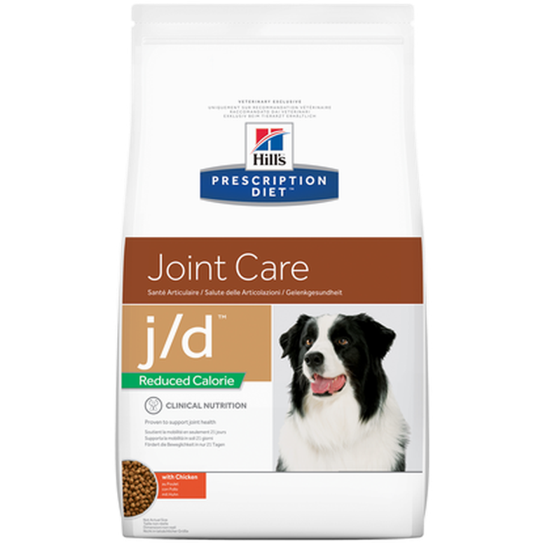 Hill's Prescription Diet Dog - j/d Joint Care Reduced Calorie Chicken - Dry Dog Food 12 kg - Katt - Helse og pels - Kosttilskudd - Veterinærfôr -