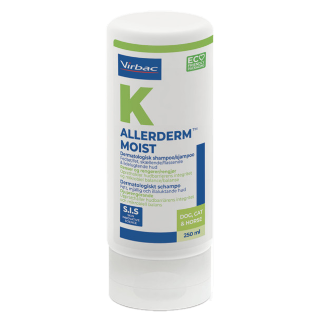Virbac - Allerderm Fuktig sjampo 200 ml - Hund - Hundepleie - Shampoo og balsam - Dyrekassen.no