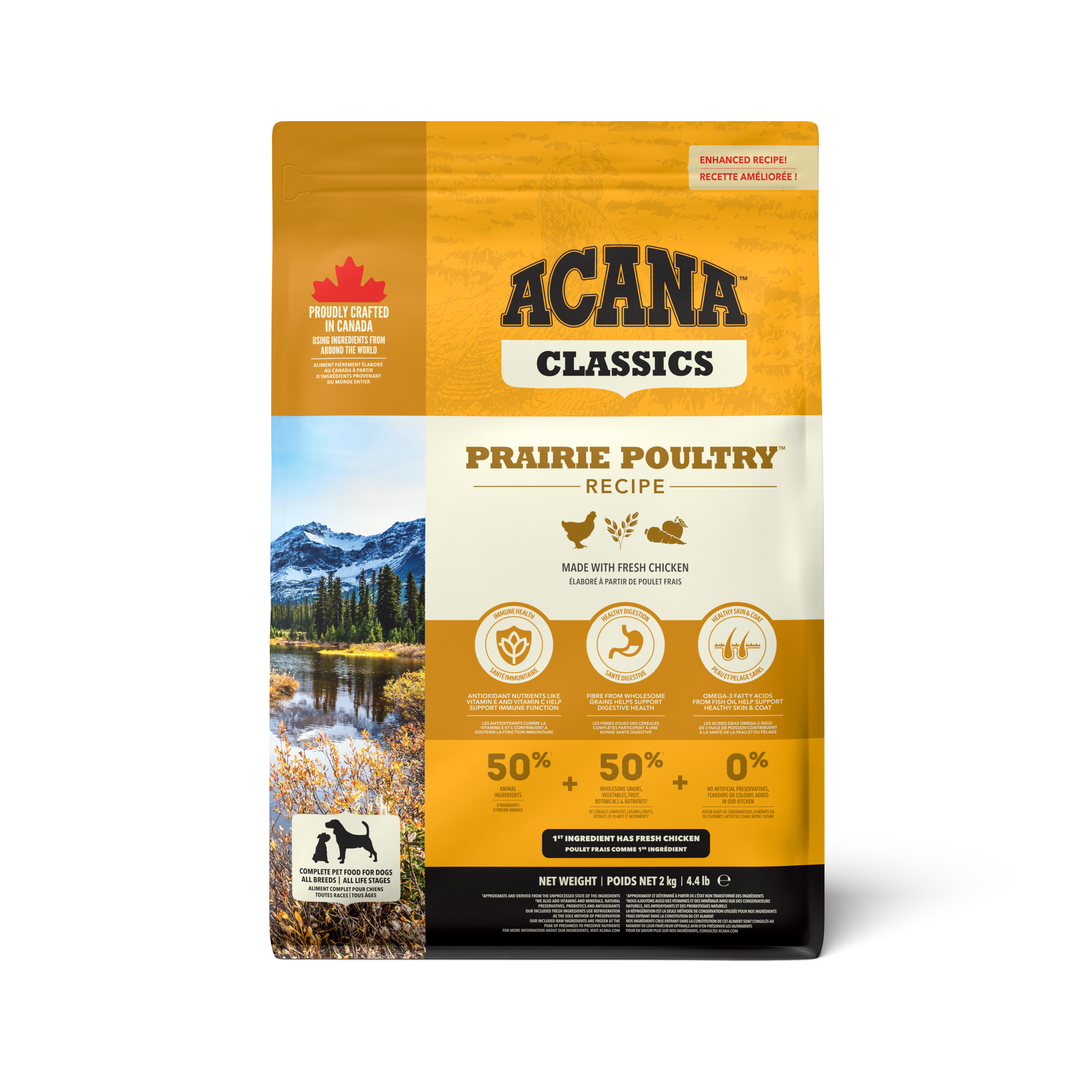 Dog Classics Prairie Poultry 2 kg - Hund - Hundefôr - Tørrfôr - Acana