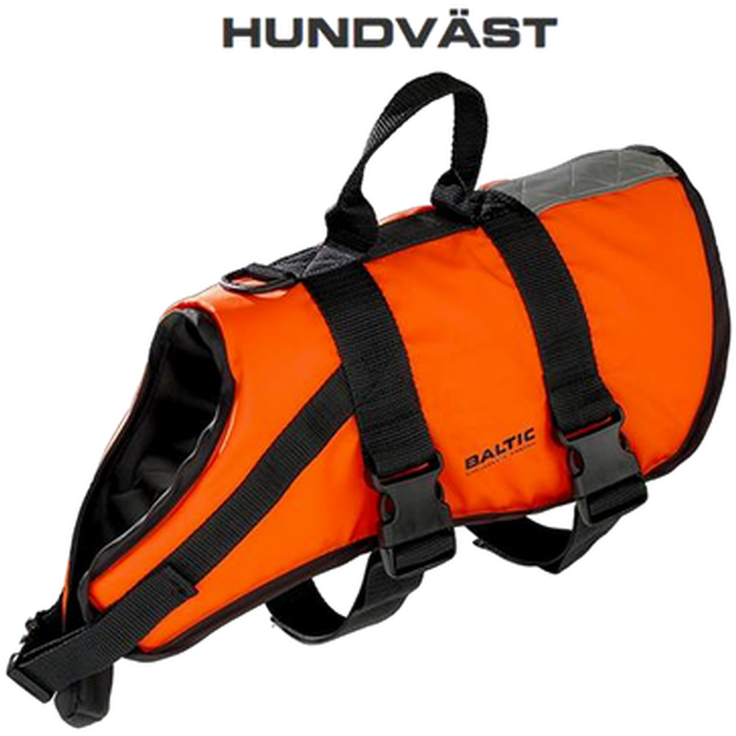 Hundevest Pluto Flytevest Oransje Small 3-8 kg