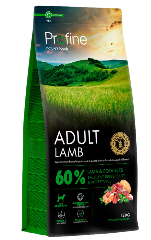 Profine Tørrfôr til hund Adult Lam & Poteter