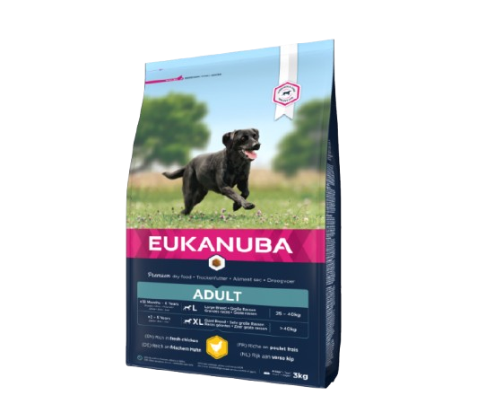 Eukanuba - Active Adult Large Breed 12 kg - Hund - Tørrfôr - Dyrekassen.no