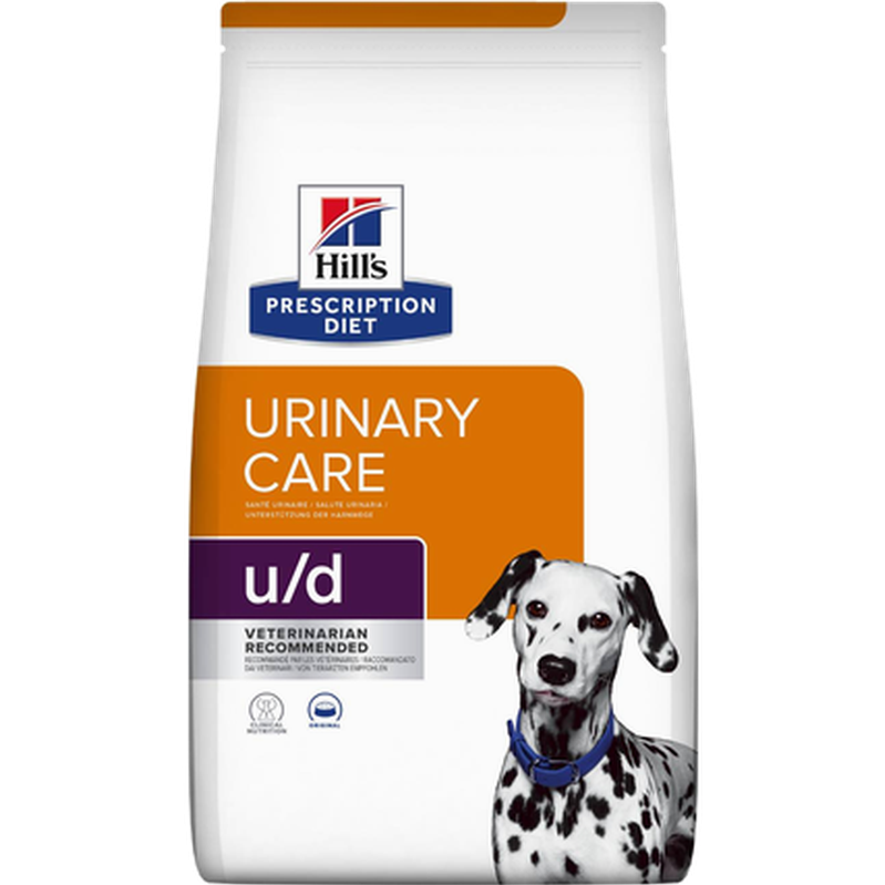 Hill's Prescription Diet Dog - u/d Urinary Care Original - Dry Dog Food 4 kg - Katt - Helse og pels - Kosttilskudd - Veterinærfôr - Dyrekassen.no