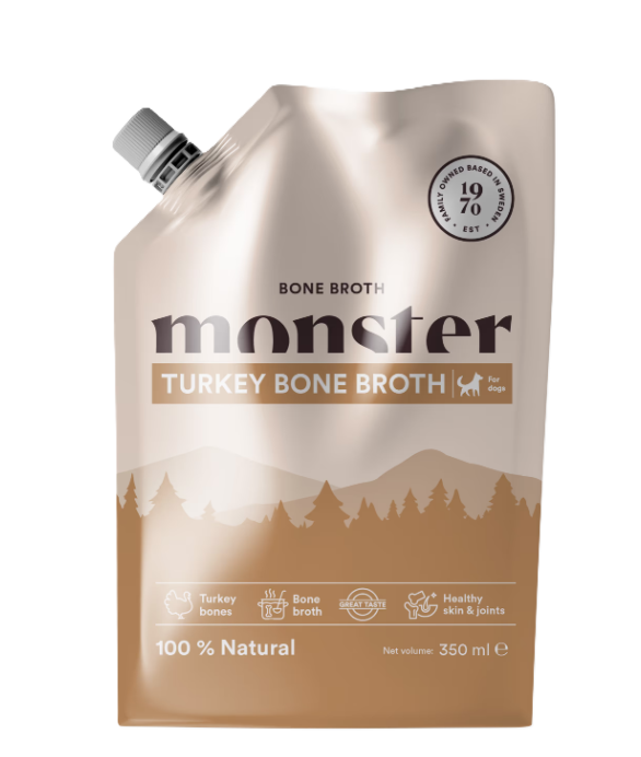 Monster Pet Food Bone Broth Turkey