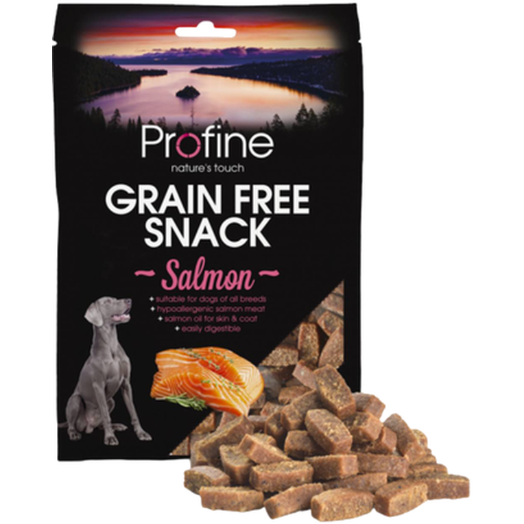 Profine - Dog Grain Free Semi Moist Snack Laks 200g - Hund - Hundegodteri - Dyrekassen.no