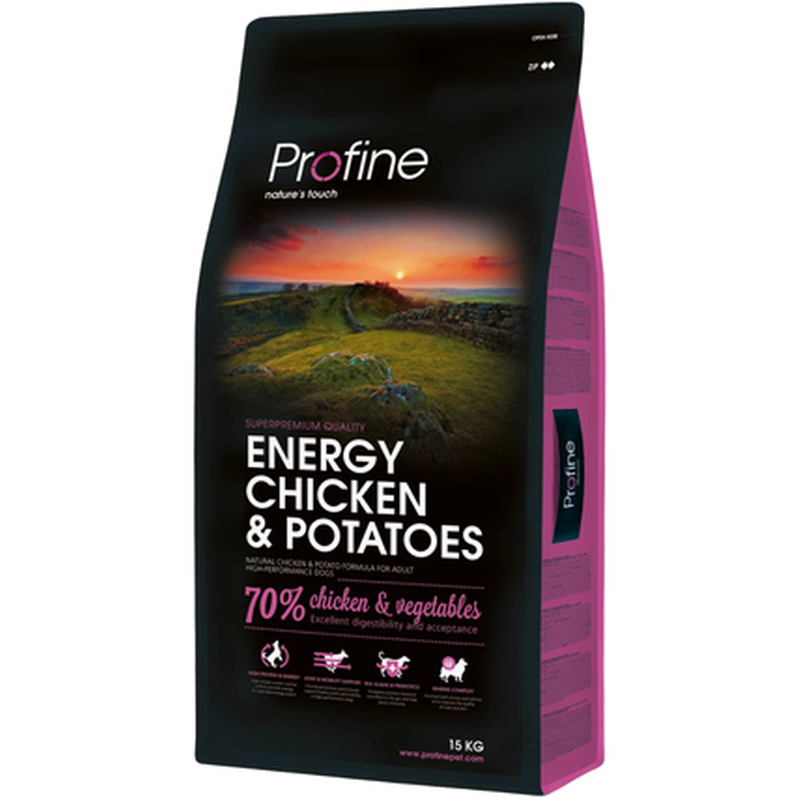 Tørrfôr Energy Kylling & Poteter 12 kg