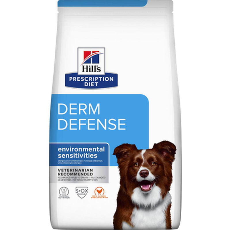 Hill's Prescription Diet Dog - Derm Defense Skin Care Chicken 12 kg - Katt - Helse og pels - Kosttilskudd - Veterinærfôr - Dyrekassen.no