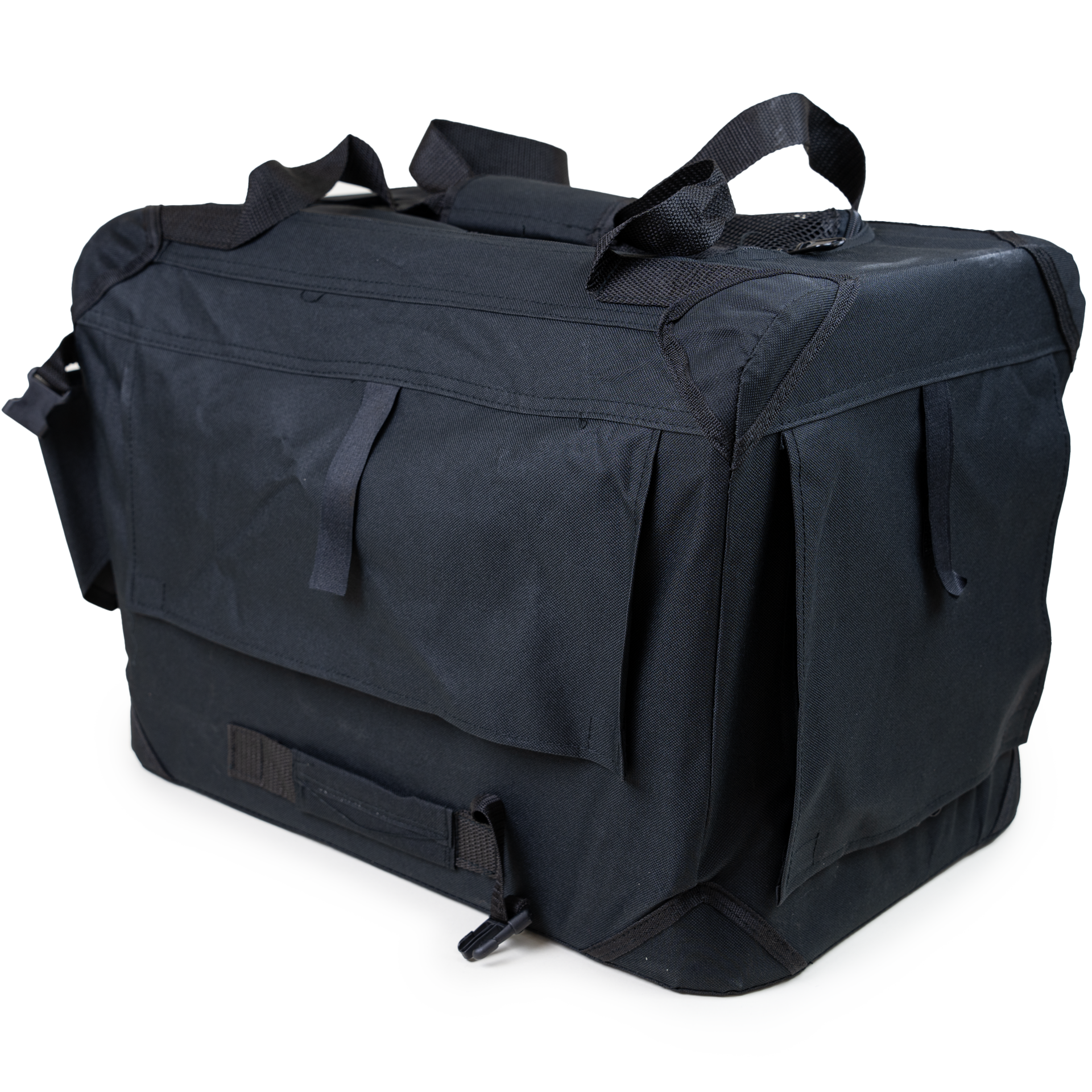 Lerretsbur Bella, XXL, 91,4x63,5x63,5 cm, Svart