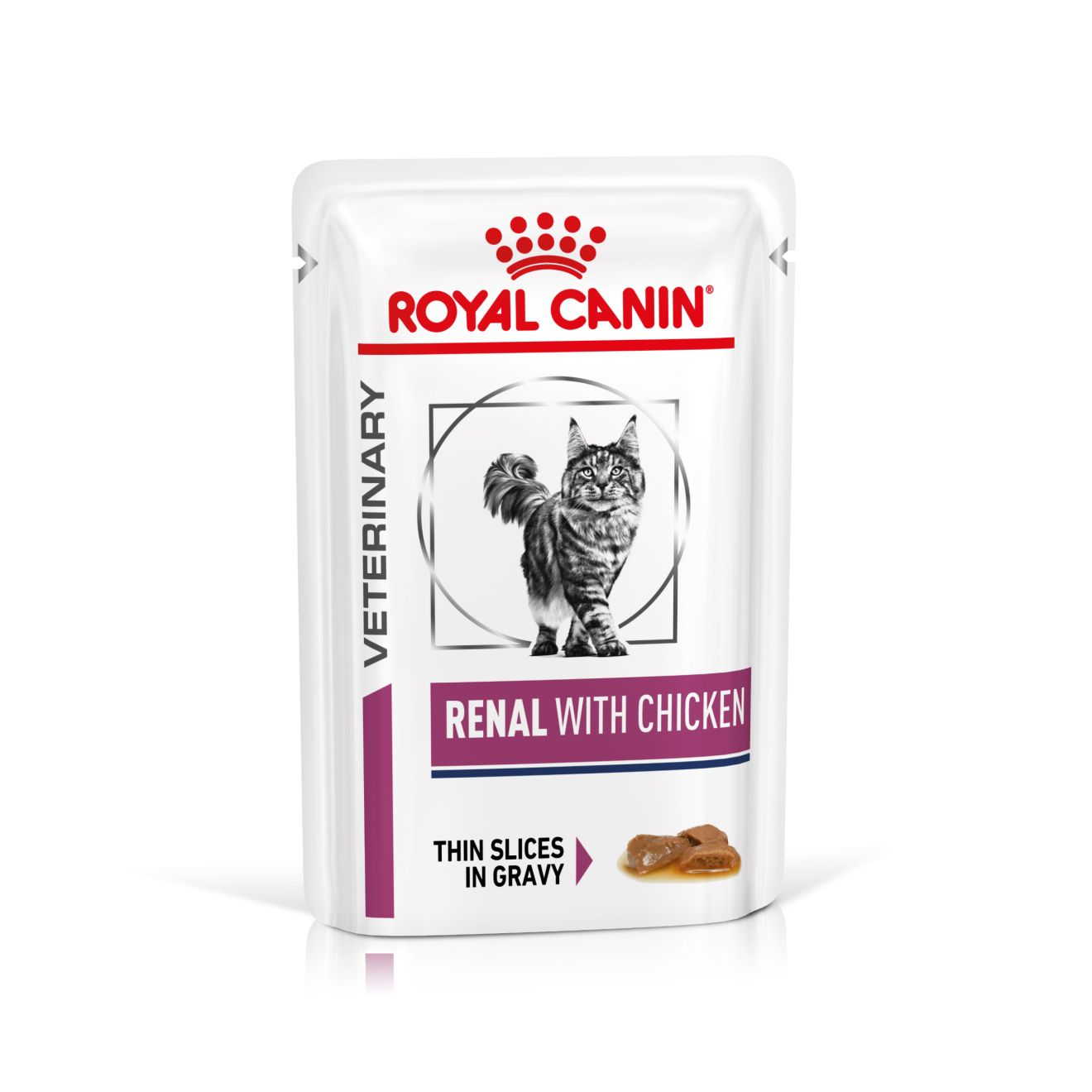 Royal Canin Veterinary Diets Cat - Wet Cat Renal Kylling 85 g x 12 stk - porsjonsposer - Katt - Helse og pels - Hygiene - Kattemat - Dyrekassen.no