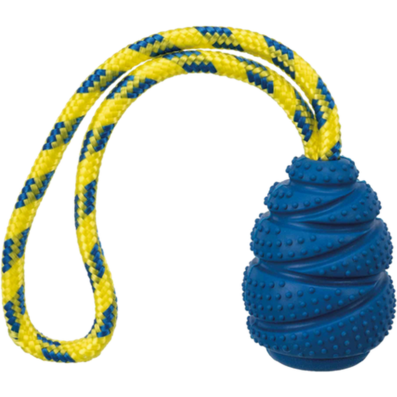 Sportshopper i tau av naturgummi Gul 7 cm/25 cm