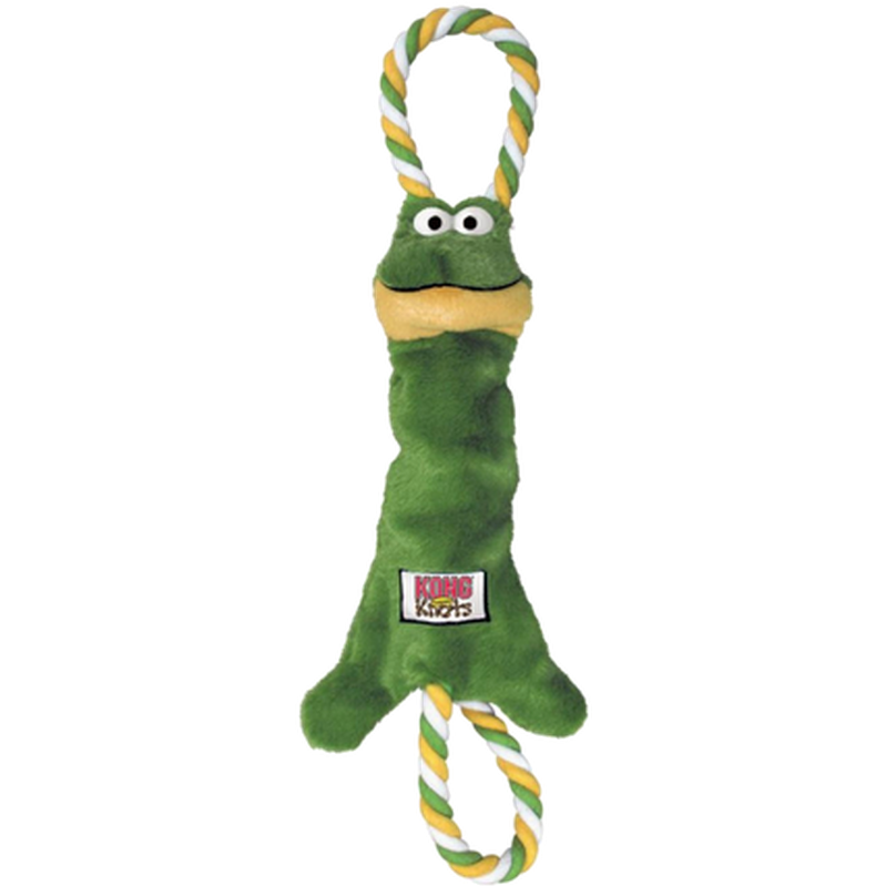 Kong - Tugger Knots Frog Hundeleketøy Small/Medium 39cm - Hund - Klær og dekken - Sokker og sko - Kosedyr og bamser - Dyrekassen.no