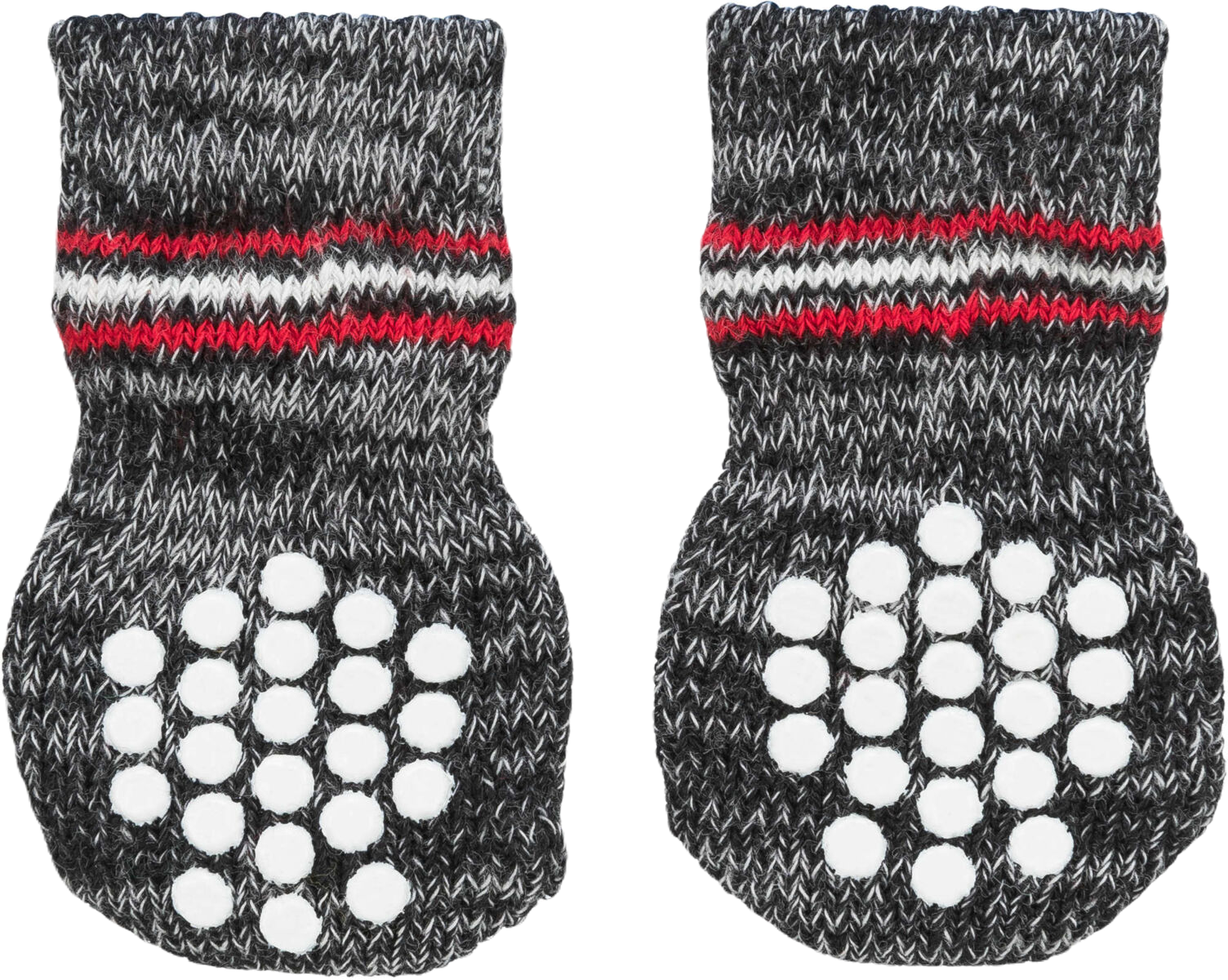 Trixie - Hundsockar 2-pack non-slip Grå M-L - Hund - Hundebur - Aluminiumsbur - Hundesko - Dyrekassen.no