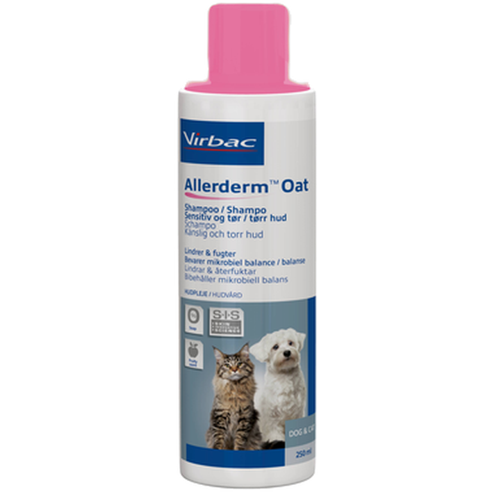 Virbac - Allerderm Havresjampo 250 ml - Hund - Hundepleie - Shampoo og balsam - Dyrekassen.no