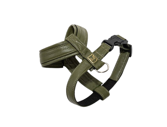 Gustaf och Evita G&amp;E Hundsele Pro Olivgrön - Skinnskodd