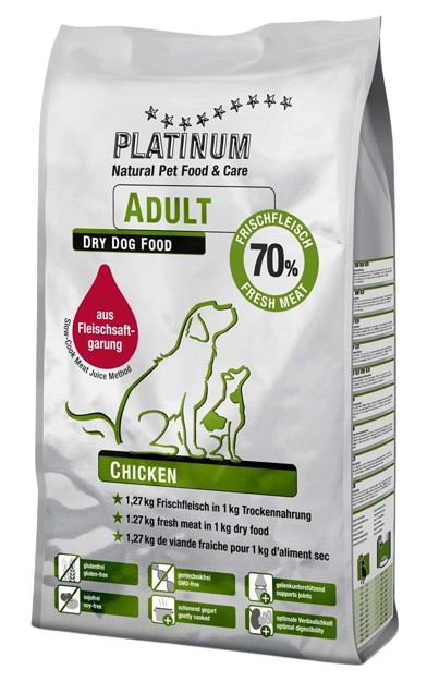 Platinum - Voksen kylling 5 kg - Hund - Hundefôr - Dyrekassen.no