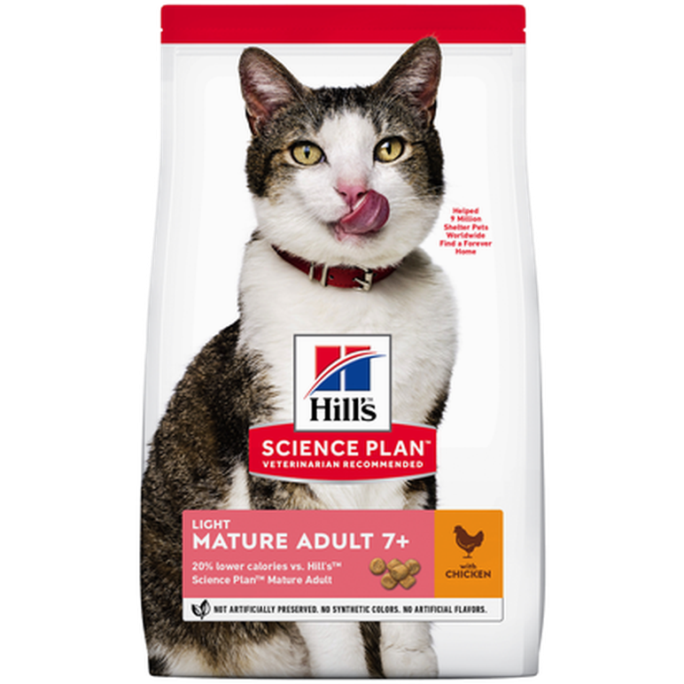 Hills SP Feline Mature 7+ Light Chicken 1,5kg