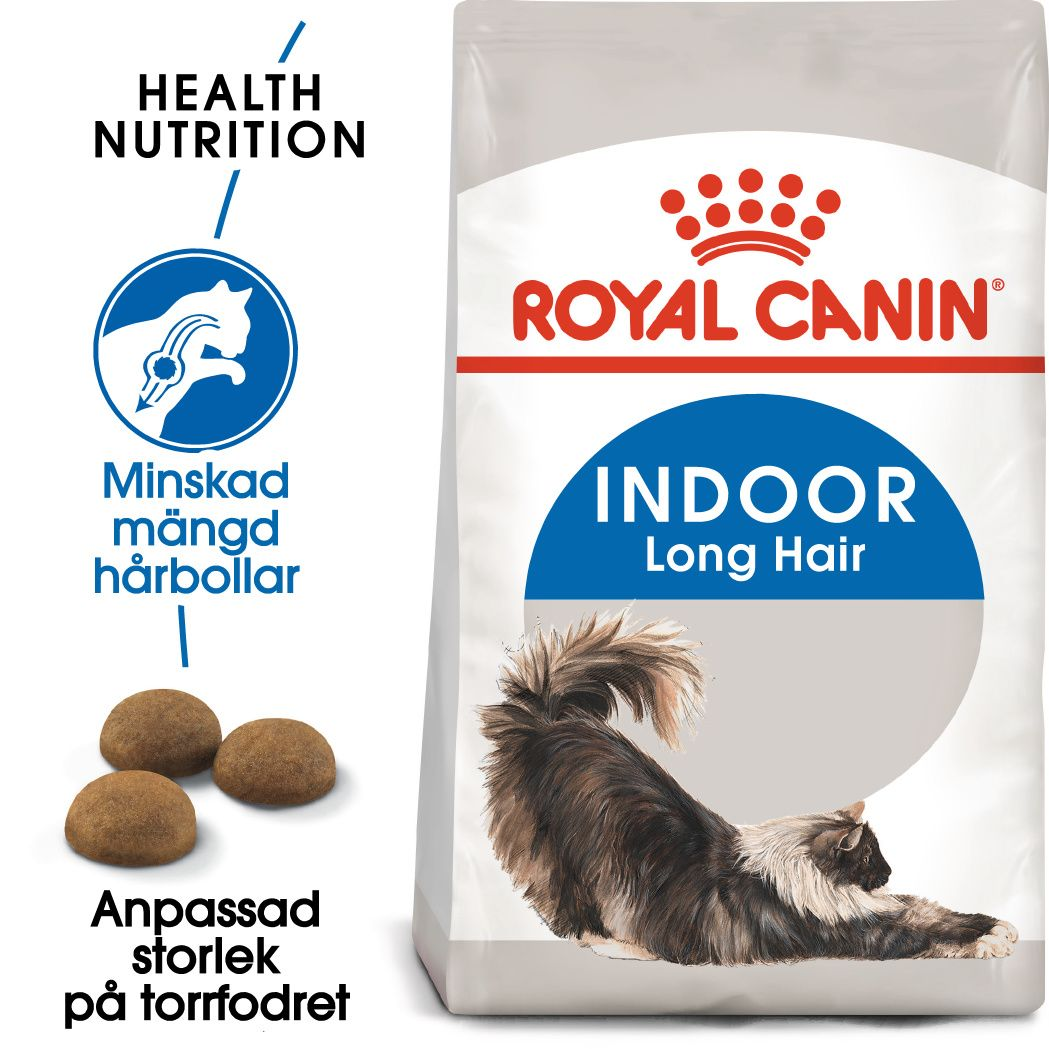 Royal Canin - Feline Home Life Indoor Long Hair 400 g - Katt - Helse og pels - Kosttilskudd - Tørrfôr - Dyrekassen.no